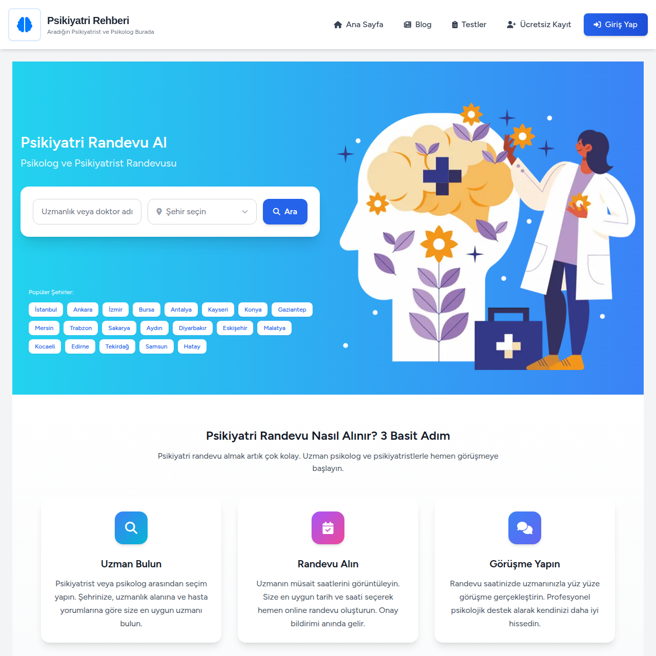 Psikiyatri Rehberi - psikiyatrirehaberi.com.tr